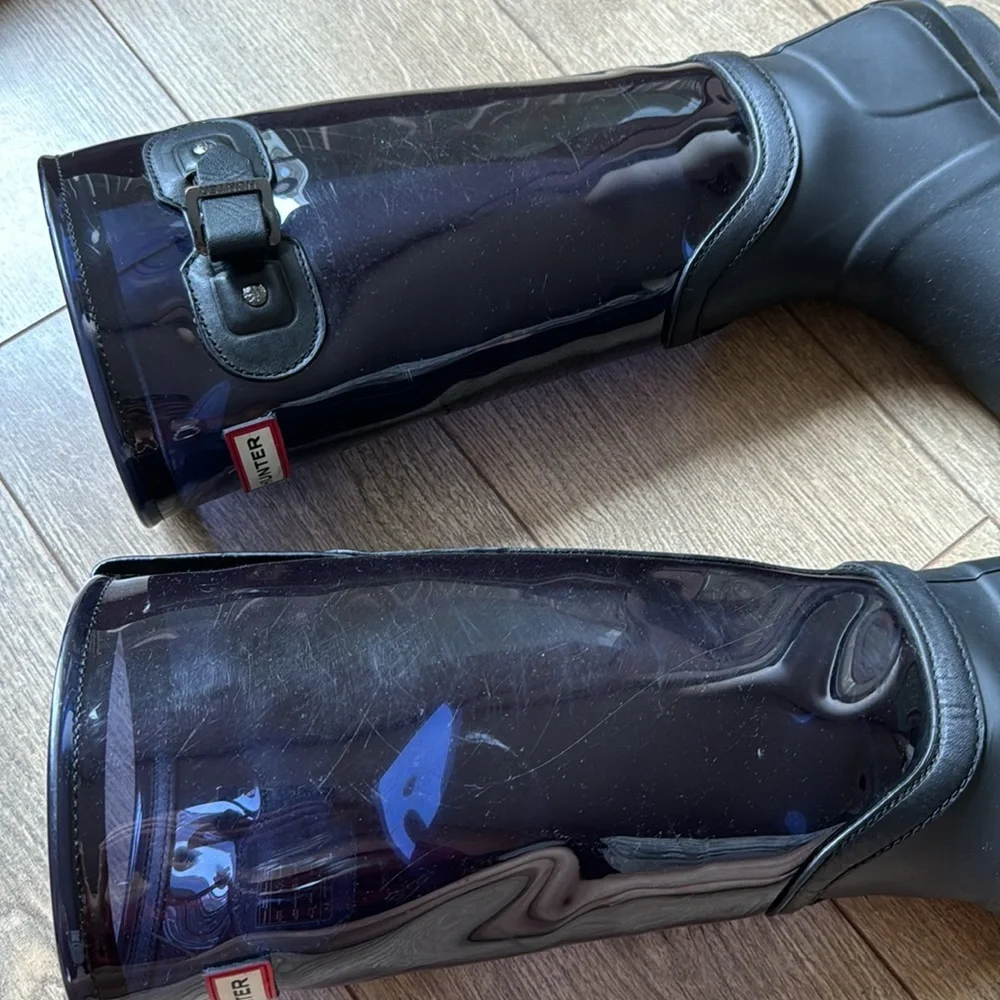 hunter boots with socks